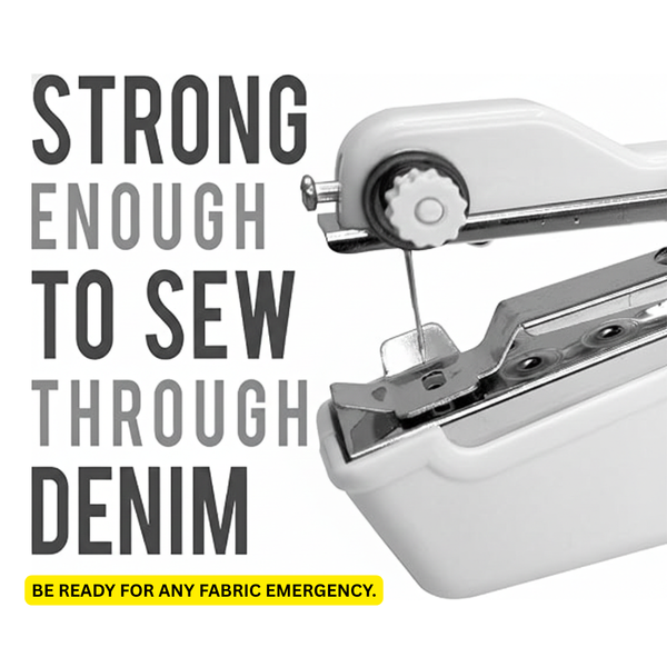 Portable Stitch Machine- Fix Rips, Tears & Loose Hems in Seconds | 40% Off For Serious Buyers